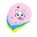 Children's Unisex Cartoon Silicone Non-Tightening Swim Cap Printed Fashion High Elastic Training Swimming Supplies_desvips.com