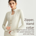 Weiman Fashion Jacket Autumn Stand Collar Slim Fit Sports Long Sleeve Outdoor Fitness Zipper High-End Yoga Wear_desvips.com