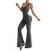 European And American Cross-Border Trade Leopard Print Cross Back Seamless One-Piece Yoga Suit Women's Fitness Sports_desvips.com