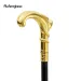 Golden Snake Coiled Fashion Stick Decorative Stage Cane Decorative Stick Decorative Cane Parties, For Cosplay & Party_desvips.com