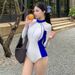 Women's Sexy Slim-fit Long-sleeve Long-pants Sun-protective Quick-dry Diving Surfing Suit, Jellyfish Suit For Diving,_desvips.com