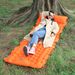 Outdoor Nylon TPU lengthened, widened and thickened inflatable foot mat automatic camping outdoor beach mat_desvips.com