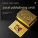 High-End Playing PVC Plastic Waterproof Black Gold Poker Adult High-Value Thickened Cards Dou Dizhu Wholesale_desvips.com