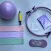 Pilates Ring Seven-Piece Stretch Aid Silicone Resistance Band Socks Yoga Straw Ball Slimming Set_desvips.com
