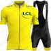 2026 France Tour Jersey Set TDF Yellow Green Red Polka Dot White Cycling Clothing Men Road Bike Shirt Suit Bib Shorts_desvips.com