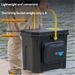 Camper Multifunctional Bucket With Sitting Box, New Complete Set Of Equipment, Black Gold Fishing Box_desvips.com