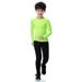 Surge Children's Clothing Boys And Girls Tight PRO Sports Fitness Training Running Long Short Sleeve Shirt Elastic Quick-Dry_desvips.com