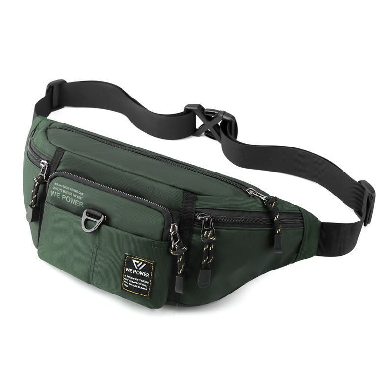 Men's Abrasion Resistant Outdoor Walking Sports Water- Cloth Waist Bag_desvips.com