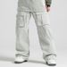 Ski Winter Waterproof Windproof Warm Veneer Loose Large Size Corduroy Double Board Snow Pants For Men Outdoor Equipment_desvips.com