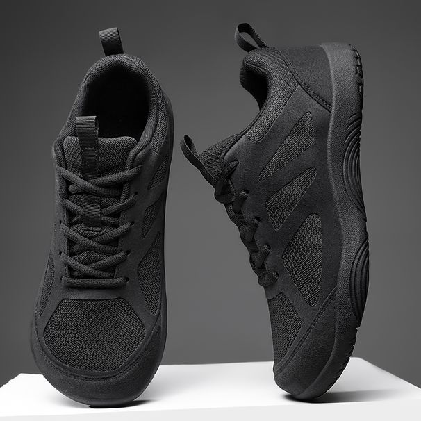 Plus Size Minimalist Wide Toe Barefoot Lightweight Breathable Zero Sol Men Running Sneakers Outdoor Casual Walking_desvips.com