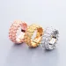 wide Gold Gear Sier Bangle Bracelets For Set Ring Men Tennis Fashion Unisex Jewelry Designer Women Jewelry Party_desvips.com