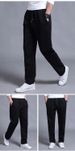 Men's And Women's Casual Trousers, Spring And Autumn Loose Corsets, Trendy Straight Slim Black And Gray Sweatpants_desvips.com