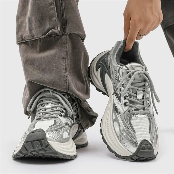 2026 Fashion Vintage Sneakers Youth/Men Low Top Lace-Up Breathable Non-Slip Wear-Resistant Running Shoes_desvips.com