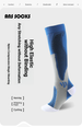 Cross-border Women's Nylon Compression Socks Spring And Summer Sports Calf Socks Stretch Long Socks Running Compression Socks Yoga Socks(2 Pairs)_desvips.com