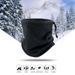 SportLife Soft Neck Warmer Gaiter Solid Color Drawstring Design Fleece Neck Gear For Cycling_desvips.com