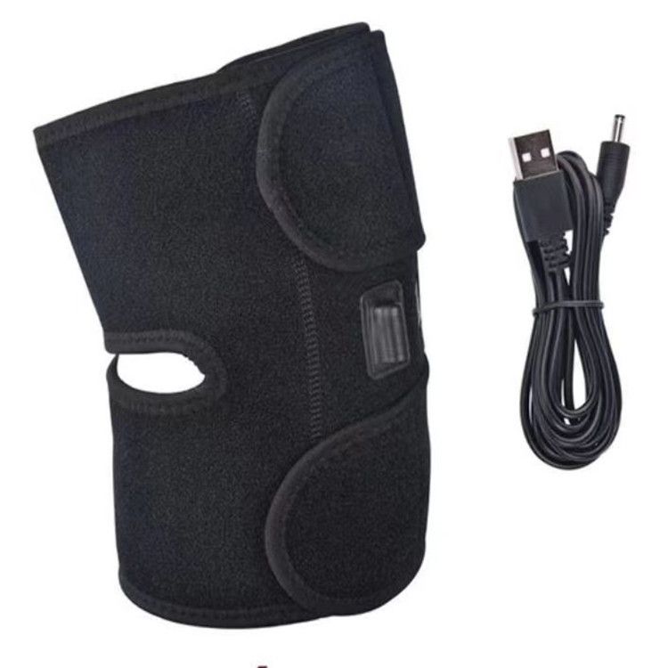 Cross-Border USB Electric Physiotherapy Hot Compress Moxibustion Elderly Warm Heating Knee Pads_desvips.com