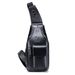 Men's Genuine Leather Chest Bag, Retro Sling Crossbody Shoulder Bag Large Capacity For Daily Travel_desvips.com