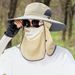 Men's & Women's Fishing Hat With Face & Neck Cover - UPF 50+ Sun Protection For Summer Outdoor Activities_desvips.com