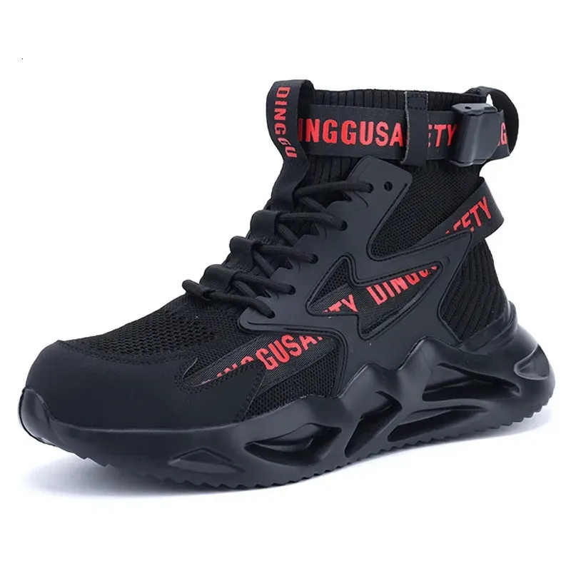 Mens Safety Boots Must Not Be Damaged Steel Shoe Caps Breathable Sports Protective Work Shoes And Footwear 250402_desvips.com