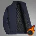 BROWON Plus Size 8xl For 2026 Thick Stand Collar Solid Winter Jacket Waterproof Warm Business Casual Men Coats_desvips.com