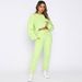 fashion suits for women long-sleeved loose round neck sweatshirt casual sports trousers_desvips.com
