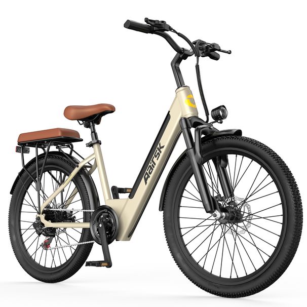 Aairsk S600 Urban Electric Bike, 26inch 36V 13Ah Battery,250W 45NM Motor_desvips.com