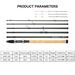 BIUTIFU Traveller Feeder Fishing Rods 3.0m 3.6m 3Tips Casting Weight 120g Carbon Fiber Spinning Pole Freshwater Sea_desvips.com