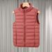 Slim Fit New Lightweight Vest For Women, Short Stand Collar Inner Liner, Warm Vest, Thin Down Jacket_desvips.com