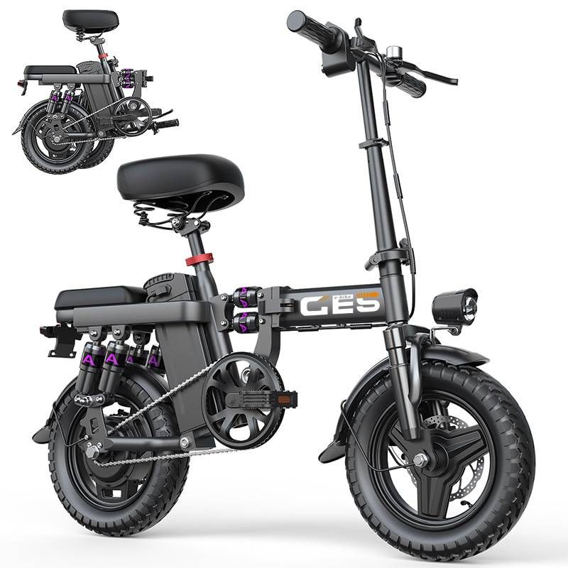 Toofly GE5 14 Inch Folding E-Bike, 250 W Motor, 48V15 Ah Battery_desvips.com