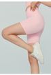Lycra Naked-Feel Antibacterial Active Shorts: High-Waisted Stretch Yoga/Riding/Tennis Training Pants For Curvy Women_desvips.com