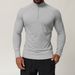 KOOSSOASIS Men's Sports Zipper Quick-Drying Long-Sleeve T-Shirt For Running, Fitness, Home, Commuting, And Casual Wear 1041_desvips.com