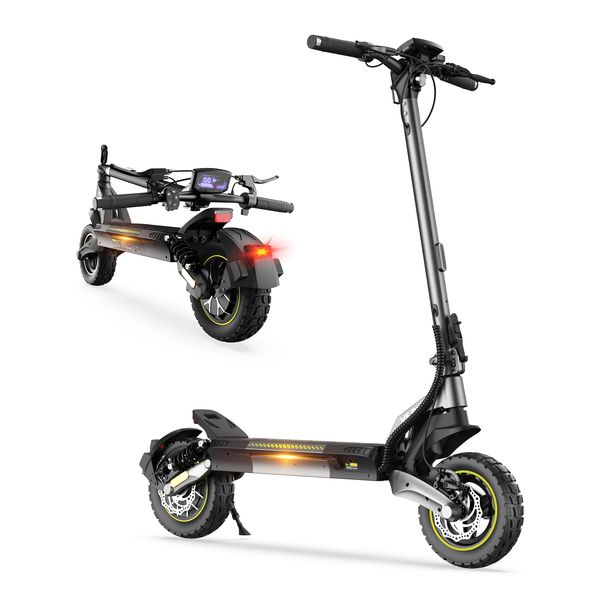 iScooter V5 Pro Electric Scooter, 48V 12.5Ah Battery, 20 Km/h Max Speed,APP Control_desvips.com