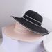 Fashion New Hepburn Style Vacation Versatile Straw British Round Top Sun Protection Beach Sunshade Fisherman Hat_desvips.com