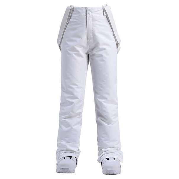 for Men And Women Winter Outdoor Windproof Water-Resistant Warm Thickened Snowboard Snow Ski Bib Pants_desvips.com