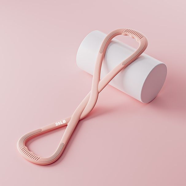8-Sha Resistance Band For Women Fitness Slimming Artifact Home Yoga Stretching Belt Back Silicone Thickened Elastic_desvips.com