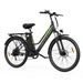WITAMBIKE C26 PRO (Made In EU) Black Electric Bicycle For Adults 250W 36V20AH Mechanical Disc Brake_desvips.com