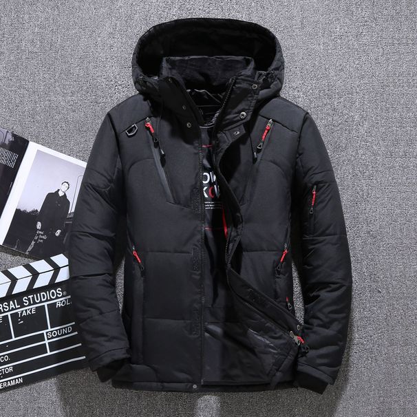 Cross-Border Exclusive New Down Jacket Slim Fit Thickened Plus Size Men's Youth Winter Coat Trendy_desvips.com