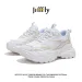 Free Shipping 2025 New Jifffly Designer Casual New Woman Flat Sneakers White Sport Outdoor Training Dad's For Autumn And_desvips.com