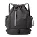 Fashionable Lightweight Outdoor Basketball Bag With Reflective Strip Design, Sports Fitness Casual Drawstring Backpack,_desvips.com