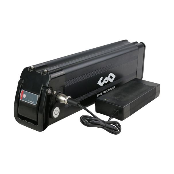 EU Stock 36v 17.ah Portable Installation Silverfish Lithium Battery For 500W-1000W Ebike Bicicleta Electrica With 2A Charger_desvips.com