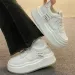 Thick Soled Versatile High White 2024 New Summer Sports For Women, Niche Design Sense Board Shoes_desvips.com