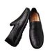Men's Loafers Breathable Flat Casual Business Leather Driving Shoes_desvips.com