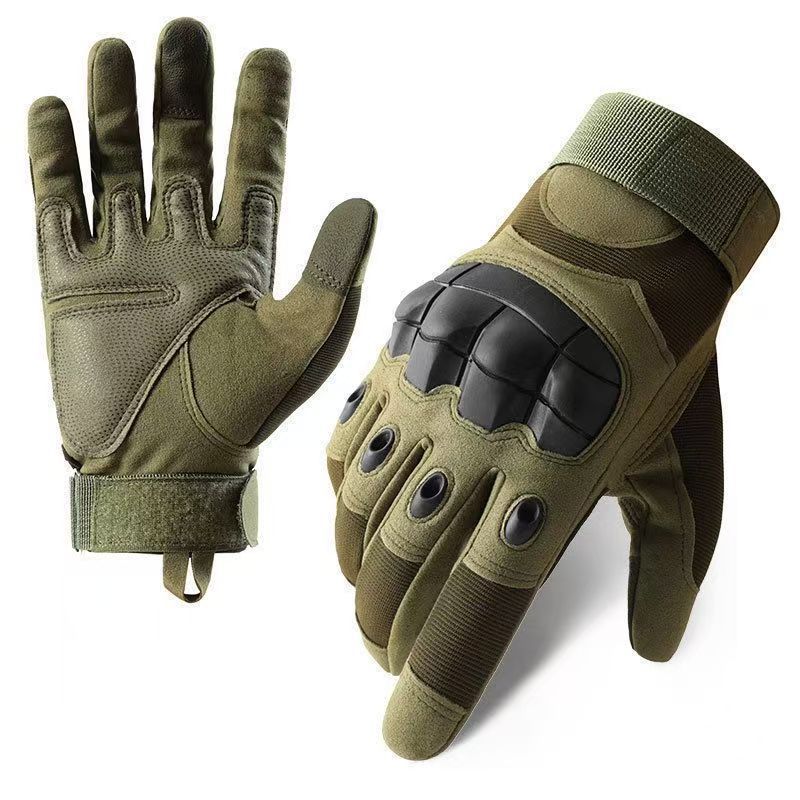 Fleece-Lined Tactical Cold-Proof Ski Gloves Winter Outdoor Training Mountaineering Cycling Anti-Slip Wear-Resistant_desvips.com