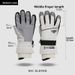 Winter New Women's Adult Outdoor Cycling Warm Breathable Windproof Waterproof Anti-Freeze Fleece-Lined Ski Gloves_desvips.com