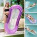 Ombre Color Inflatable Lounge Chair - Dual-Sided Backrest & Breathable Mesh Foldable Pool Float For Adults 180cm Quick-Dry & Heavy-Duty_desvips.com