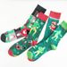 New European And American Christmas Series Couple Mid-Calf Men's Reindeer Trendy Cartoon Sports Socks_desvips.com