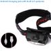 Mini USB Charging COB Red Light Headlight LED Night Running Outdoor Night Fishing Waterproof Head Strong Light Sensor Headlight_desvips.com