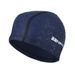 Unisex Solid Color Large Size Long Hair Comfortable Stretch Faux Sharkskin Cloth Cap Swimming Cap_desvips.com