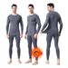 Men's Fleece Lined Compression Leggings For Basketball, Quick Drying, High Elasticity Running Suit, Training Set For Autumn And Winter._desvips.com