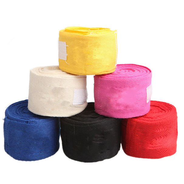 Cotton Boxing Bandage, Elastic Hand Bandage, Muay Thai Fighting Hand Bandage, 5 Meters 3 Meters_desvips.com